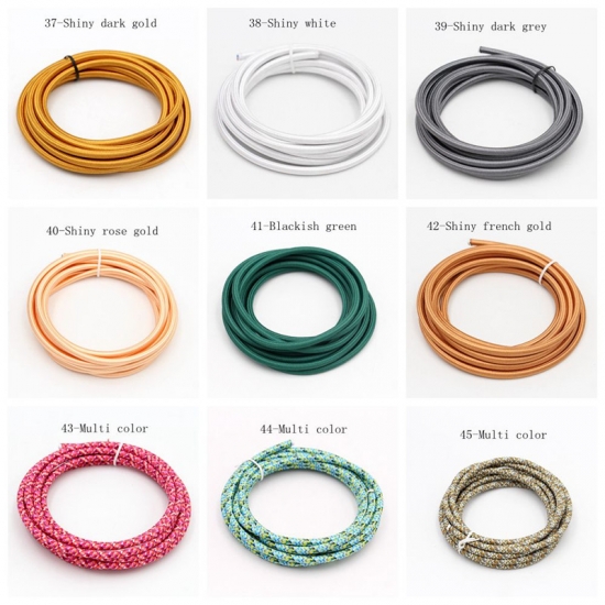 China Professional 2 core Vintage Cloth Covered Textile Cord Supplier