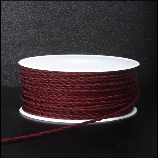 China Professional Twisted Cable Twisted Electrical Wire Braided Color Cords Supplier