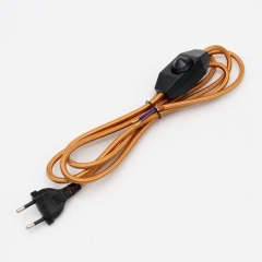 Euro Plug  Power Cord With Dimmer Switch