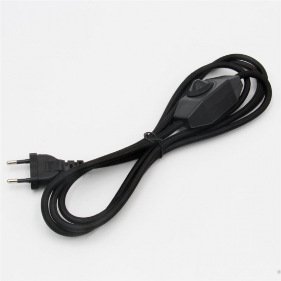 Euro Plug  Power Cord With Dimmer Switch