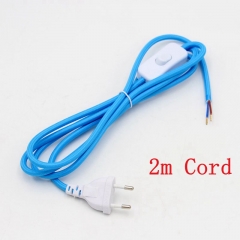 EU 2 Prong Power Cord with Switch