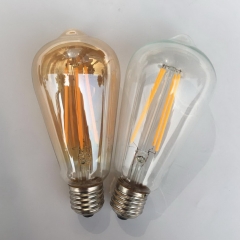  High Quality ST64 Cage Shape Filament 8w Led Edison Bulb