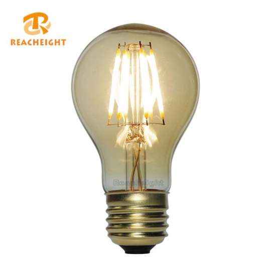 China Professional A19 A60 High Quality Warm White Vintage Led Filament Bulb Supplier