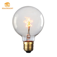 China Professional Glass Ce Rohs Certificate High Quality Decorative Light Bulb With Filament Expose Supplier