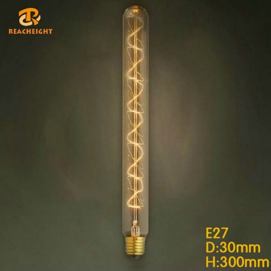 China Professional High Quality Warm Color Thomas Edison Style Low Wattage Vintage Light Bulb Supplier