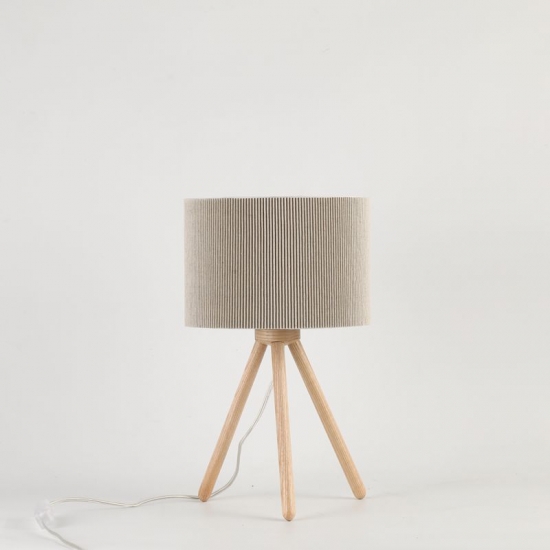 China Professional BOTIMI Wooden Table Lamp With Fabric Lampshade Wood Bedside Desk lights Modern Book Lamps E27 110V 220V Reading Lighting Fixture Supplier