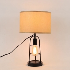 China Professional New Chinese Classic Living Room Table Light Bedroom Bedside Lamp Retro Study Hotel Antique Decorative Chinese Table Light Supplier