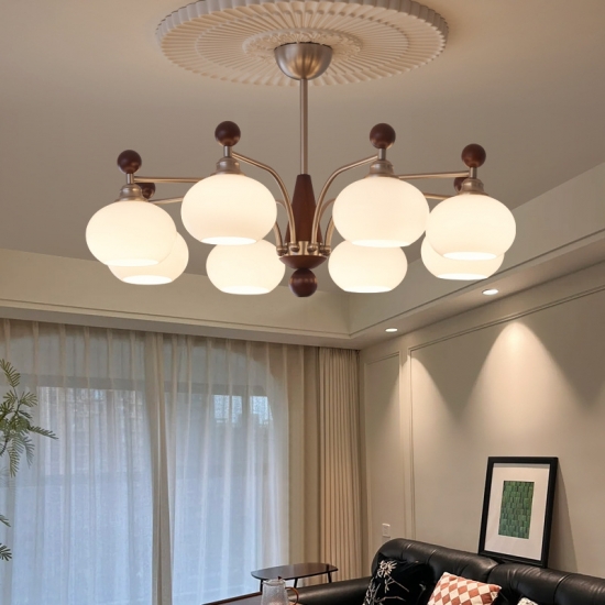 Vintage French Charm with Persimmon Accents Perfect for Elegant Dining Living Space Ambiance