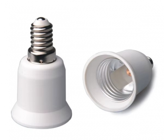 E14 to E27 lamp holder adapter converter adaptor