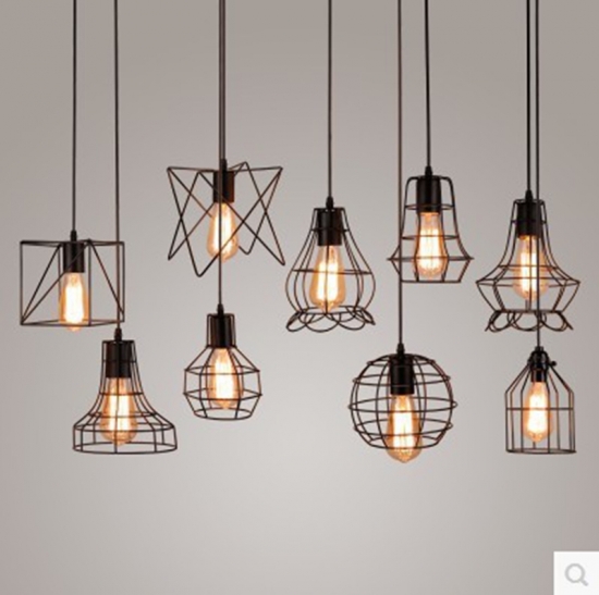 American countryside style hanging pendant light for living room dining room study bedroom