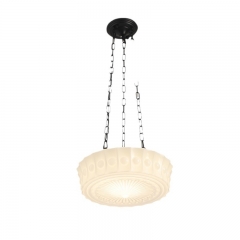 LED 111V~240V Glass and Iron material ceiling light for hotel homestay