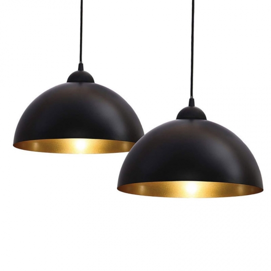 Semi-Circle Iron Construction Vintage Industria Charm Ideal for Restaurant Kitchen Bedroom Bar Decor