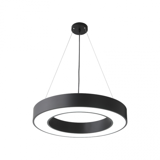 Black Shell Hollow Iron Acrylic 220V Pendant Light for Living Room Bedroom
