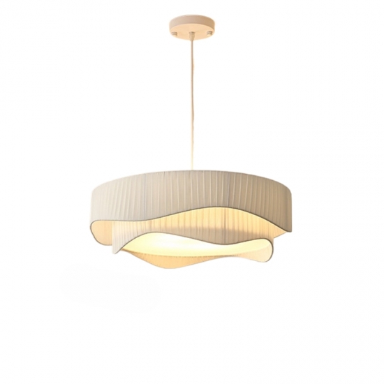 LED 220V E27 Adjustable Height with three-color light iron warm light pendant lamp for Residential