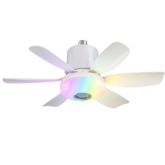 High-Quality LED Ceiling Fan Light Remote-Controlled Space-Saving Design Hot Sale for Bedroom Dining Room