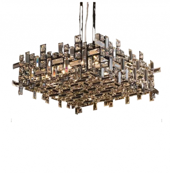 Elegant Atmospheric Design with Premium Crystals Perfect for Upscale Home Interiors Luxurious Ambiance