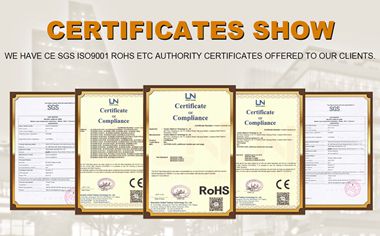 Most of items with CE/VDE/UL/SAA certificates